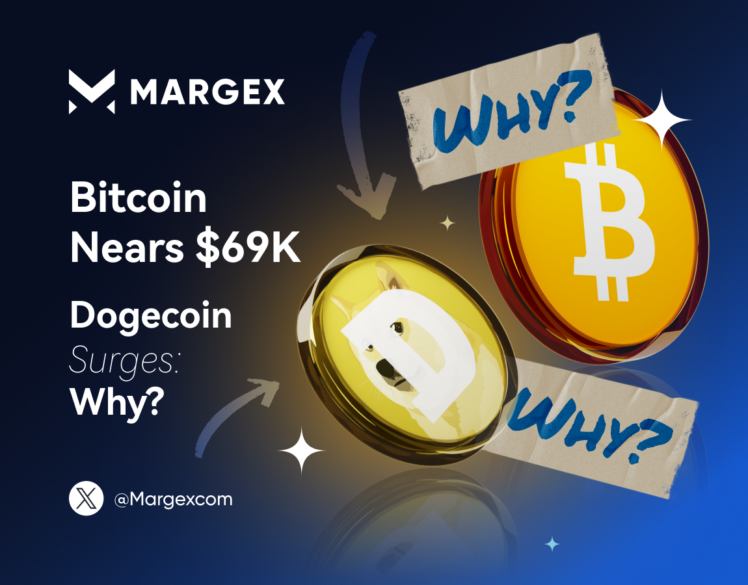 Bitcoin's Surge Nears $69K Mark and Dogecoin Price Rally on Weekend: What's Behind It?